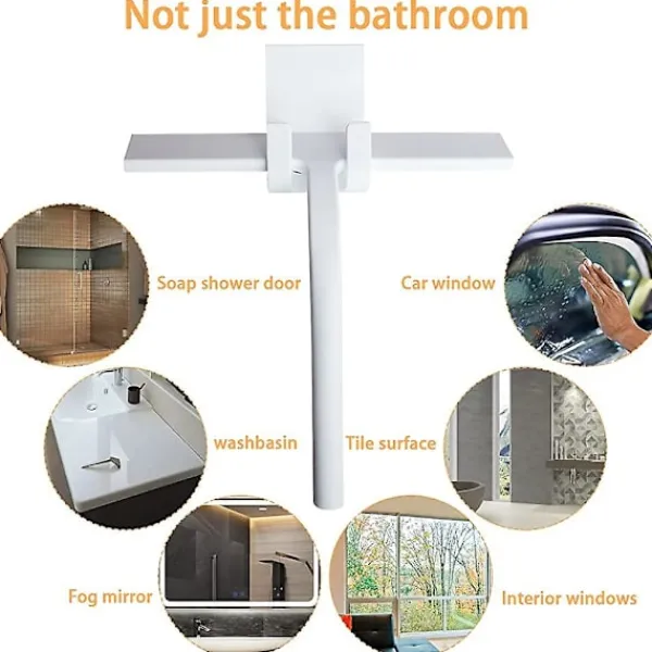 Sale Duschskrapa, dörrskrapa, silikon/gummi glastorkare, rengöringsskrapa