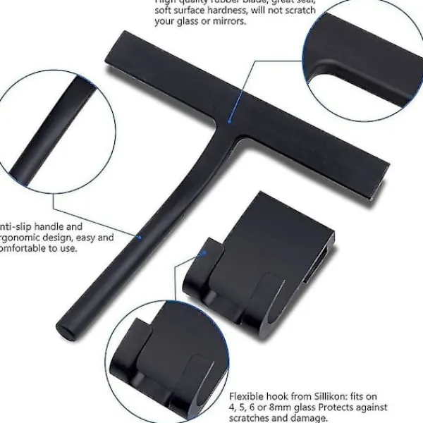 Hot Duschskrapa Duschskrapa Silikon Ingen Borrning Badrumsskrapa, Fönster