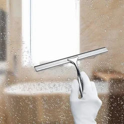 Discount Duschskrapa, Fönsterskrapa Rostfri Skrapa Dusch 30 cm Duschskrapa Med Väggupphängning Utan [DB]
