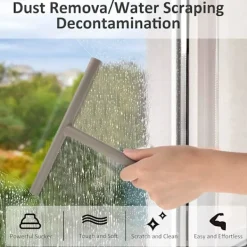 Hot Duschskrapa, Grå Silikon Duschskrapa, Duschskrapa