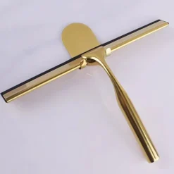 Outlet Duschskrapa med halkfritt handtag för badrumsdörr, bilbackspegel med torkarkrok