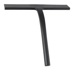 Duschskrapa set med hållare - Svart - 22,7 cm bred - Ingen borrning