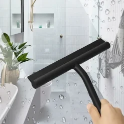 Clearance Duschskrapa Silikon duschskrapa Duschskrapa med krok för rengöring av dusch, badrum, kök, glas, kakel, speglar, fönster, bilar