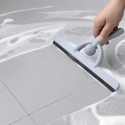 Duschskrapa, vit färg, storlek 25,5X14,5cm