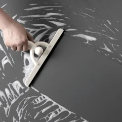 Duschskrapa, vit färg, storlek 25,5X14,5cm