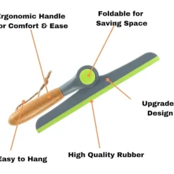 Best Duschskrapor för badrum - Duschglasrengörare och duschtorkare som gåva