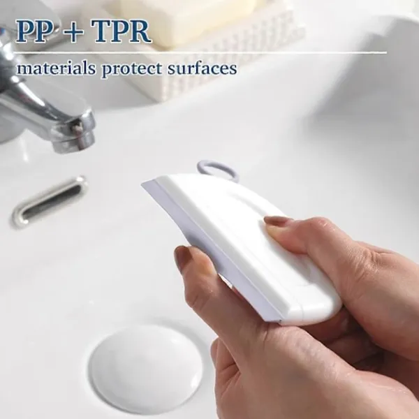 Sale Duschskrapor för fönster, glas, duschdörr, 2 st Mini Glass Squeegee för duschdörrar Badrum & Kök