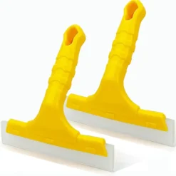 Outlet Duschspatel Spegelskrapa Diskhosskrapa Miniskrapa för Glasdörr, Bänkskiva, Fönster, Glas, Vindruta, Bilfönsterfilm