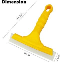 Outlet Duschspatel Spegelskrapa Diskhosskrapa Miniskrapa för Glasdörr, Bänkskiva, Fönster, Glas, Vindruta, Bilfönsterfilm
