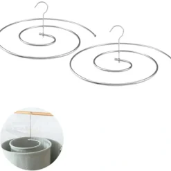 Best /EA/ 2 st spiralhängare för lakan, hängande torkställ för täcken, Mu