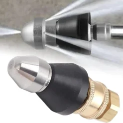 Clearance /EA/ Rengöringsverktyg för avlopp, munstycke i rostfritt stål, G1/4 Avloppsrörsrensnings- och rengöringsverktyg för att rensa rör