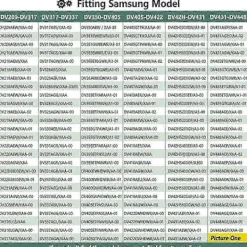 Discount /EA/ Reparationssats för torktumlare inkluderar DC97-16782A torkrulle, DC93-00634A spännrulle, 6602-001655 D