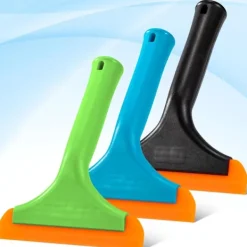 Outlet /EA/ Silikonskrapa Duschskrapa Bilskrapa Silikon Fönsterskrapor Liten Storlek för Bilfönster Glasrengöring 3 Stycken