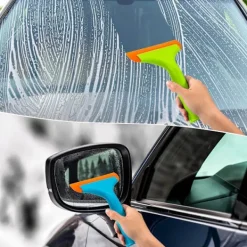 Outlet /EA/ Silikonskrapa Duschskrapa Bilskrapa Silikon Fönsterskrapor Liten Storlek för Bilfönster Glasrengöring 3 Stycken