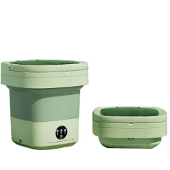 Online /EA/Bärbar tvättmaskin, 11L 2-i-1 hopfällbar tvättmaskin och centrifug -X45-