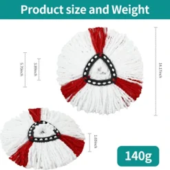 Discount /EA/Delar, Passar Vileda, Mikrofibermopp Refill med Vileda, Mopphuvuden Kompatibla med Vileda Moppar, för Alla Golv