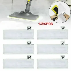 Clearance /EA/Karcher Sc1 Sc2 Sc3 Sc4 Sc5 Ångrengöringsmoppdukar 6st