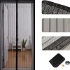 Online /EA/Magnetiskt dörrnät, automatisk stängningsgardin, nät mot insekter, flugor och myggor, starka magneter (110 x 21