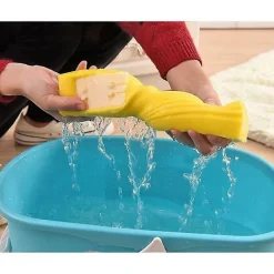 Best /EA/Mopphuvudspåfyllningar Absorberande Svamp, Mopphuvud, Moppdynor - Paket med 3 Ersättningsdynor för Mopp Grå