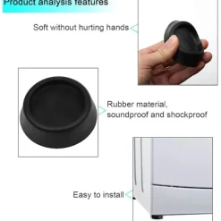 Hot /EA/4-pack universella vibrationsdämpare