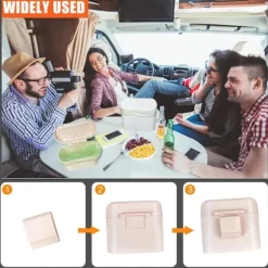 Online /EA/Rosa liten bil soptunna med en rulle sopsäck, täckt, w