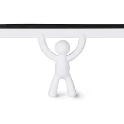 Clearance /EA/UMBRA Buddy Rakel. Buddy duschskrapa, vit färg, storlek 26,7x15,9x5,1cm