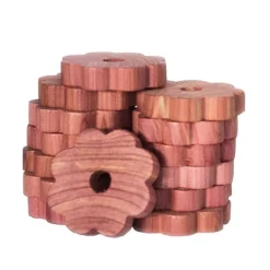 Floveme Effektfull Cederträ Bricka Anti-Insekt Fukt Absorberande Brun