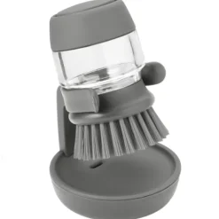 Clearance B2X Effektiv Diskborste med Diskmedelsbehållare & Ställ grå