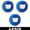 Online Effektiv hårfångare / pälsfångare för tvättmaskin Blå 3-pack