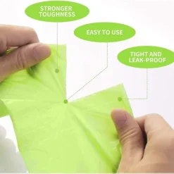 Online Ekologiska Avfallspåsar 100-pack - Rivtåliga - 50 x 60cm - 5 Rullar - Komposterbara - Biologiskt Nedbrytbara