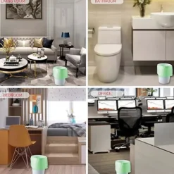 Online Ekologiska Avfallspåsar 100-pack - Rivtåliga - 50 x 60cm - 5 Rullar - Komposterbara - Biologiskt Nedbrytbara