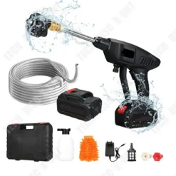 Sale TECH DISCOUNT Elbilstvätt - TD® - Vattenpump 300W - Autonomi 60min - Multifunktionsmunstycke - 25V