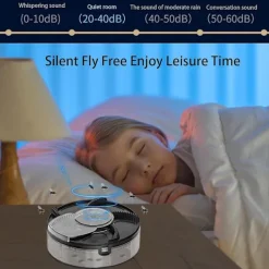 Sale Elektrisk flugfälla - Flugfällor för inomhusbruk, Automatisk flugfångare, Uppladdningsbar insektsavvisande flugfälla, Avtagbara flugfångare Flugfällor Hemtillbehör | Fyndiq