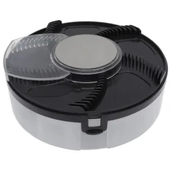 New Elektrisk flugfälla automatisk USB-laddning tyst avtagbar tvättbar elektrisk flugfälla flugfångare för restaurangkök svart