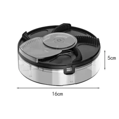 Outlet LEIGELE Elektrisk Flugfångare Automatisk USB Avtagbar Flugfälla för Utomhus Ranch Svart Plug in LGL 16cmx16cmx5cm Black Rechargeable