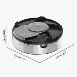 Clearance Elektrisk flugfångare, helt automatisk flugfälla med avtagbar bricka för inomhusflugor