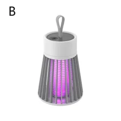 New Elektrisk Flugfångare Mygginsekt Dödare LED Ljusfälla Skadedjursbekämpning Lampa_Kvalitetsgåvor Grey