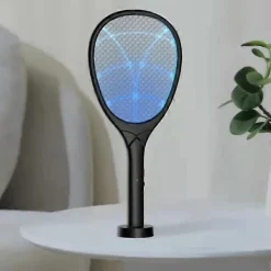 Elektrisk flugsmälla - Effektiv och uppladdningsbar Svart