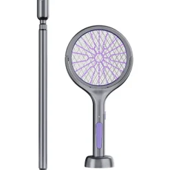 Discount Elektrisk flugsmälla - 4000V elektrisk flugdödarracket - Elektrisk insektsdödare USB-uppladdningsbar stark LED - Flugdödare 5