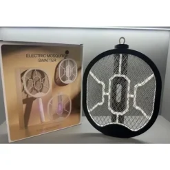 Outlet Elektrisk flugsmälla mygg UV-fällbar insektslampa Svart