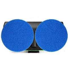 Clearance Elektrisk golvrengörare med roterande mopp, skrubber, polermaskin, golvrengöringsverktyg two blue