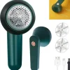 Online Elektrisk luddtrimmer, luddtrimmer testvinnare med 6-bladig blad, USB-laddningsbar, elektrisk luddremover för att ta bort noppor, för kläder, möbler | Fyndiq