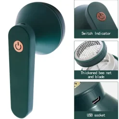 Online Elektrisk luddtrimmer, luddtrimmer testvinnare med 6-bladig blad, USB-laddningsbar, elektrisk luddremover för att ta bort noppor, för kläder, möbler | Fyndiq