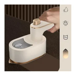 Online Elektrisk Mini Strykjärn Handhållen Klädstrykare Maskin Bärbar Strykjärn Tyg Strykjärn Maskin En EU-kontakt