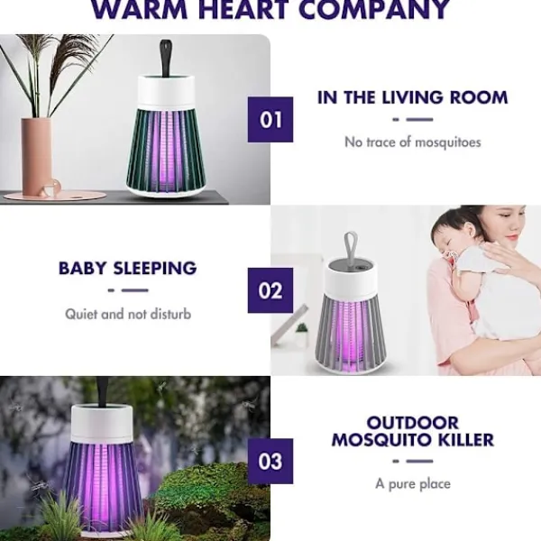Best Elektrisk myggdödare kraftfull insektsdödare myggfälla flugfälla inomhus mygglampa