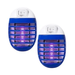 Online Elektrisk Myggdödare/Insektsdödare 2-pack – Inomhus & Utomhus Myggfångare, Flugdödare med Stickkontakt