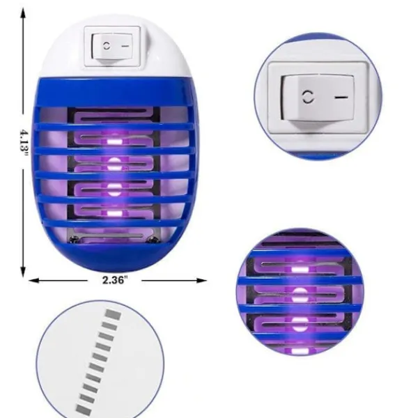 Online Elektrisk Myggdödare/Insektsdödare 2-pack – Inomhus & Utomhus Myggfångare, Flugdödare med Stickkontakt