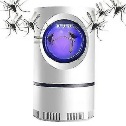 Elektrisk myggfångare för inomhusbruk, myggdödarlampa med USB-strömförsörjning och adapter, myggdödare, myggfälla, myggzapper, knottfälla, insekt