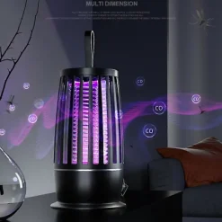 FMYSJ Elektrisk mygglampa för hushållsbruk Multifunktionell avvisande fälla för sommaren (FMY) White