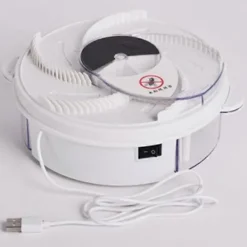 GIFT OF G Elektrisk roterande flugfångare för inomhusbruk för att fånga flugor med eget bete